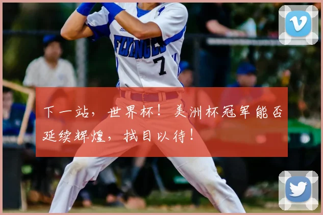 下一站，世界杯！美洲杯冠军能否延续辉煌，拭目以待！